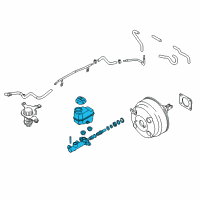 OEM 2017 Kia K900 Cylinder Assembly, Brake Diagram - 585103M000