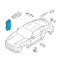 OEM Ford Mustang Control Module Diagram - GR3Z-15604-D