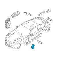 OEM Ford Mustang Module Diagram - JR3Z-14F642-A