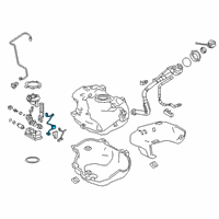 OEM 2020 Toyota Prius Fuel Gauge Sending Unit Diagram - 83320-10270