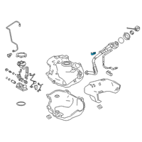 OEM 2019 Toyota Prius Prime Filler Pipe Clamp Diagram - 77285-06510