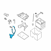 OEM 2019 Infiniti QX60 Cable Assy-Battery Earth Diagram - 24080-9PR0A