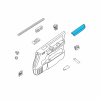 OEM 2006 Nissan Titan Front Door Armrest Right Diagram - 80940-7S001