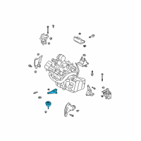 OEM 2005 Buick Park Avenue Mount Asm-Trans Front Diagram - 25736430