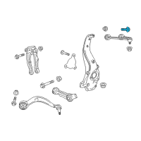 OEM Cadillac CT6 Upper Control Arm Bolt Diagram - 11547969