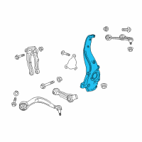 OEM 2016 Cadillac CT6 Knuckle Diagram - 84193259