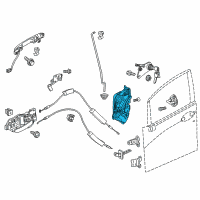 OEM 2016 Honda CR-V Latch Assembly Diagram - 72150-T0A-A31