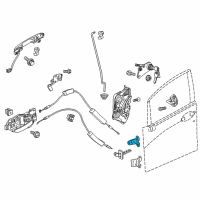 OEM 2015 Honda Fit Hinge, Right Front Door (Upper) Diagram - 67410-T9C-K01ZZ