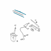 OEM 1993 Toyota Corolla Blade Diagram - 85212-YZZ15-TM