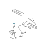 OEM 2010 Toyota Corolla Reservoir Cap Diagram - 85316-02300