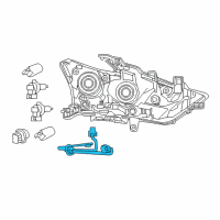 OEM 2016 Nissan Maxima Harness Assy-Headlamp Diagram - 26038-4RF3A