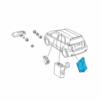 OEM 2009 Scion xD Receiver Diagram - 89760-52010