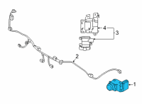 OEM Hyundai Tucson ULTRASONIC SENSOR ASSY-P.A.S Diagram - 99310-N9600