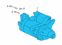 OEM 2022 Honda Civic STARTER MOTOR ASSY Diagram - 31200-64S-A01