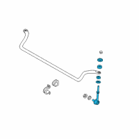 OEM Kia Sorento Link Assembly-Front Stabilizer Diagram - 548103E000AS