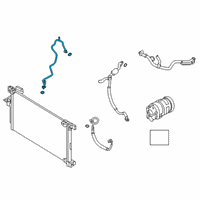 OEM 2019 Nissan Altima Pipe Front Cooler High Diagram - 92440-6CA0A