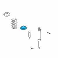 OEM 2010 Saturn Vue Insulator-Rear Spring Lower Diagram - 95965215