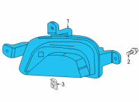 OEM 2021 Buick Encore GX LAMP ASM-FRT T/SIG Diagram - 42716021