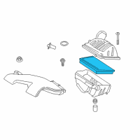 OEM BMW X2 Air Filter Element Diagram - 13-71-8-513-944