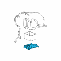 OEM 2003 Dodge Neon Tray-Battery Diagram - 5293217AC