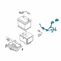 OEM 2018 Kia Forte Wiring Assembly-Battery Diagram - 91850B0511