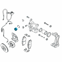 OEM 2022 Hyundai Venue Front Wheel Bearing Diagram - 51720-K3000