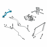 OEM Chevrolet Corvette Rear Pressure Tube Diagram - 23175602