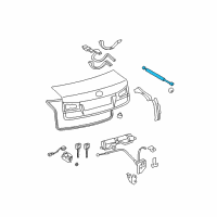 OEM 2006 Lexus IS350 Support Assembly, Luggage Diagram - 64530-53014