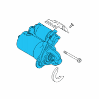 OEM 2021 Kia Stinger Starter Assembly Diagram - 361003L051