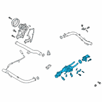 OEM 2019 Kia K900 Control Assembly-COOLANT Diagram - 256003L253