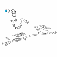 OEM 2018 Chevrolet Cruze Preconverter Seal Diagram - 12641115