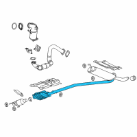 OEM Buick Encore Muffler & Pipe Diagram - 42630796