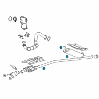 OEM 2016 Buick Encore Converter Insulator Diagram - 95468210
