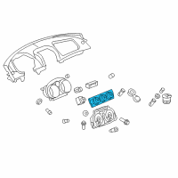 OEM 2009 Saturn Sky Dash Control Unit Diagram - 25925112