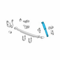 OEM 2010 Ford Ranger Shock Diagram - 9L5Z-18125-AP