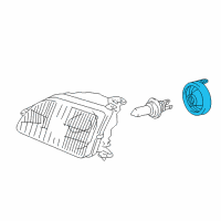 OEM Toyota Corolla Holder Diagram - 81139-02060