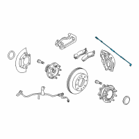 OEM 2017 GMC Sierra 3500 HD Front Speed Sensor Diagram - 20872161