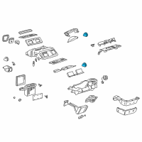 OEM Pontiac Bonneville Actuator Diagram - 89018377