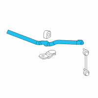 OEM 2015 Cadillac CTS Stabilizer Bar Diagram - 15948223