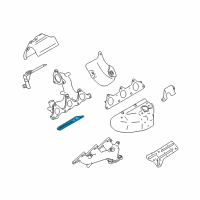 OEM 2001 Chrysler Sebring Shield-Exhaust Manifold Diagram - MR481818