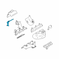 OEM 2001 Chrysler Sebring Shield-Exhaust Manifold Diagram - MR431122