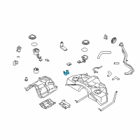 OEM Infiniti Bracket-Fuel Pump Diagram - 17012-8H300