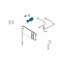 OEM Infiniti Q45 Compressor-Cooler Diagram - 92600-AR200