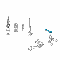 OEM 2005 Honda Civic Arm, Rear (Upper) (Abs) Diagram - 52390-S5D-901