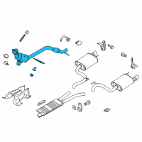 OEM 2021 Ford Mustang Catalytic Converter Diagram - JR3Z-5E212-J