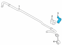 OEM 2019 Toyota 86 Bushing Bracket Diagram - SU003-00397