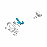 OEM 2014 Hyundai Genesis Coupe Steering Remote Control Switch Assembly Diagram - 96720-2M000