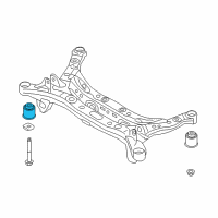 OEM 2020 Kia Cadenza BUSHING-CROSSMEMBER Diagram - 55450G8000