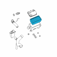 OEM 2001 Saturn L300 Filter Element Diagram - 90571362