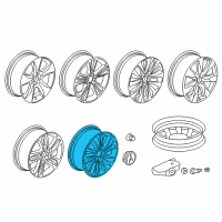 OEM 2020 Acura MDX Wheel Assembly, Al20X81/2 Diagram - 42800-TYR-A20